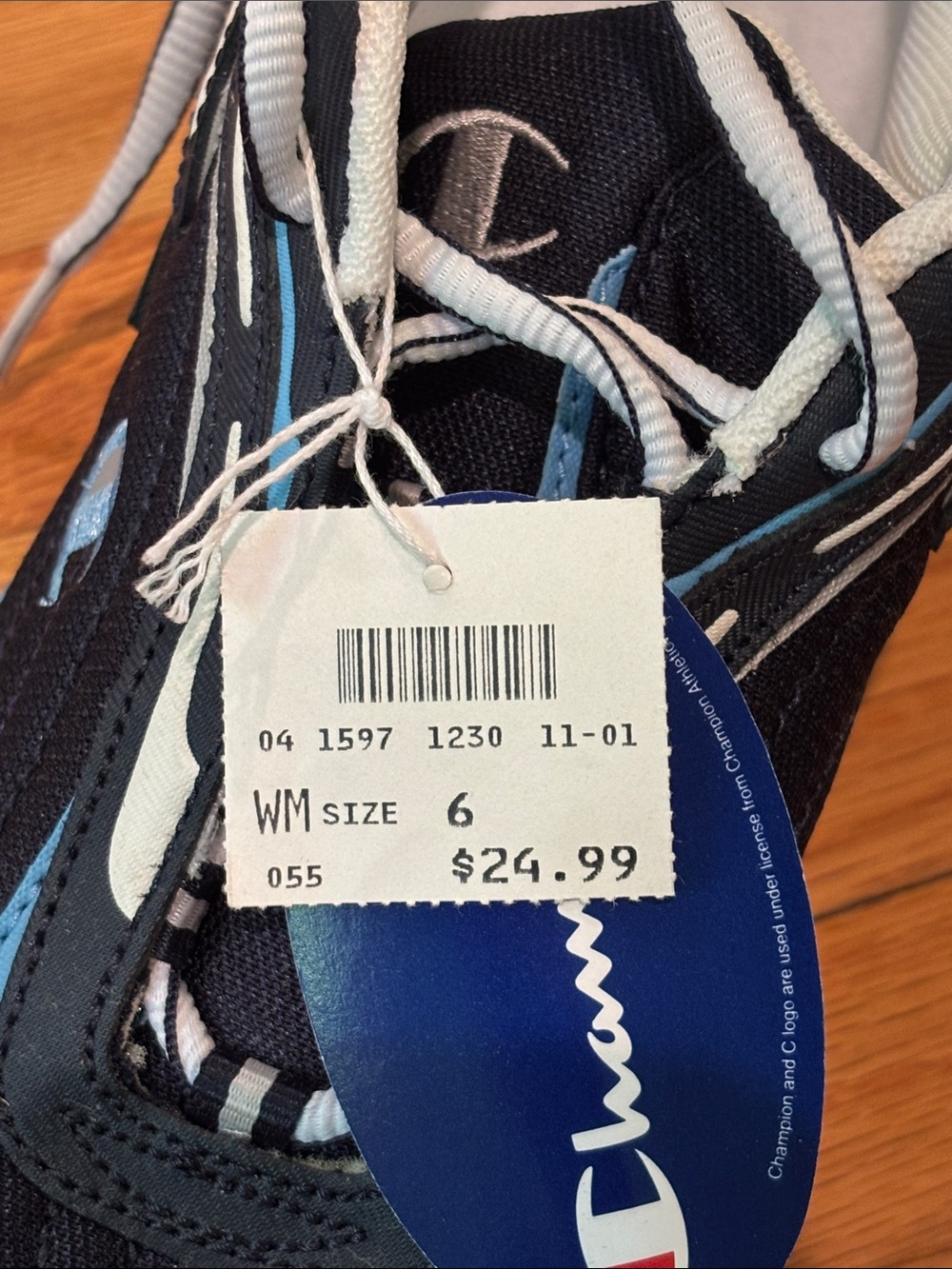 Champion Navy, Light Blue & Gray Women's Athletic Sneakers - Picture 8 of 8